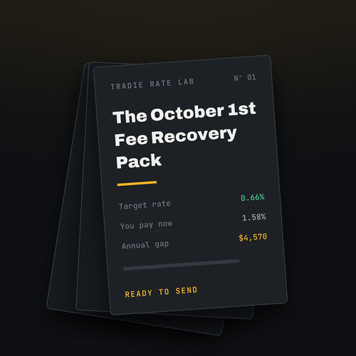 The October 1st Fee Recovery Pack — ready to send